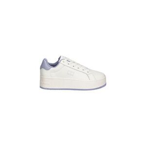 Tommy Hilfiger Jeans White Leather Chunky Women's Sneakers